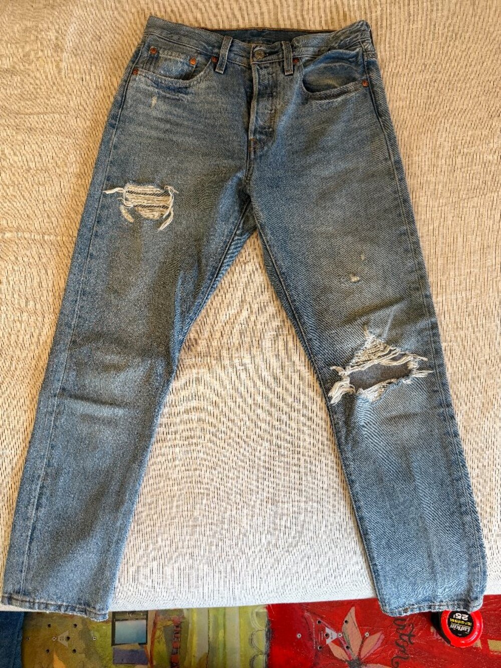 Levi's 501 Premium Skinny Cropped Jeans